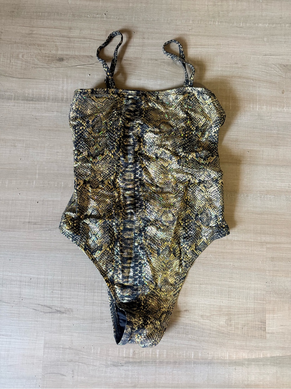 Dippin' Daisy's Black Gold Snakeskin Swimwear